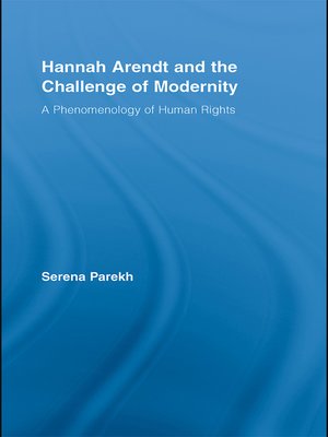 cover image of Hannah Arendt and the Challenge of Modernity